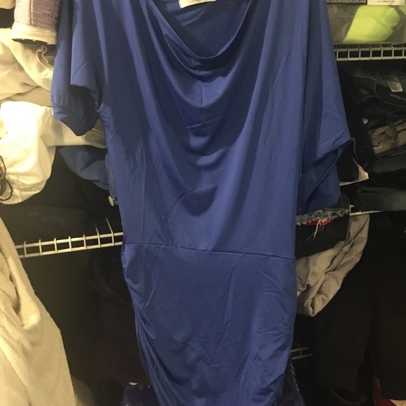 Royal Blue Bodycon Dress. - Picture 4 of 4